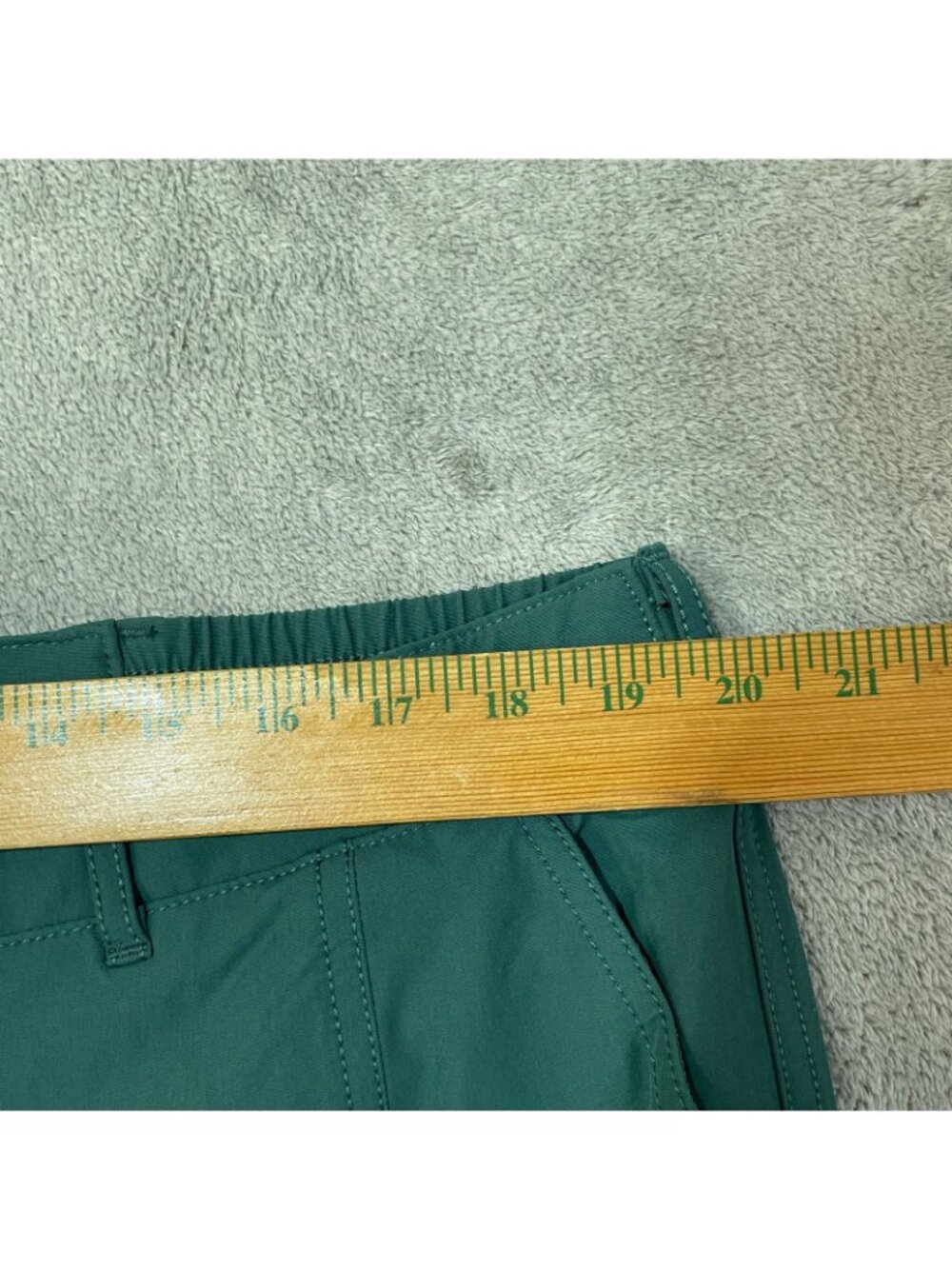 NWT Kirkland Signature Women's 16 Green Travel Pants Cargo zip M1224 - Picture 5 of 12